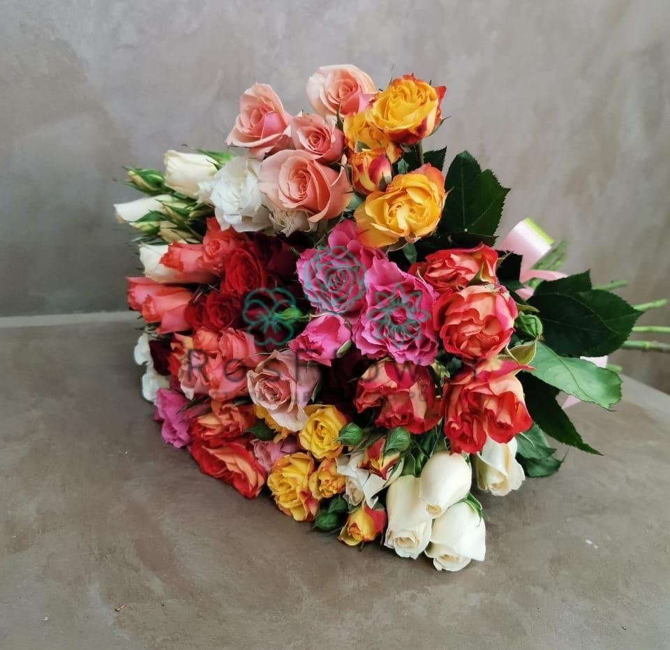 Букет цветов из: Розы в Палане