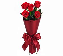 Букет 5 Красных роз Эдлесс Лав в Палане