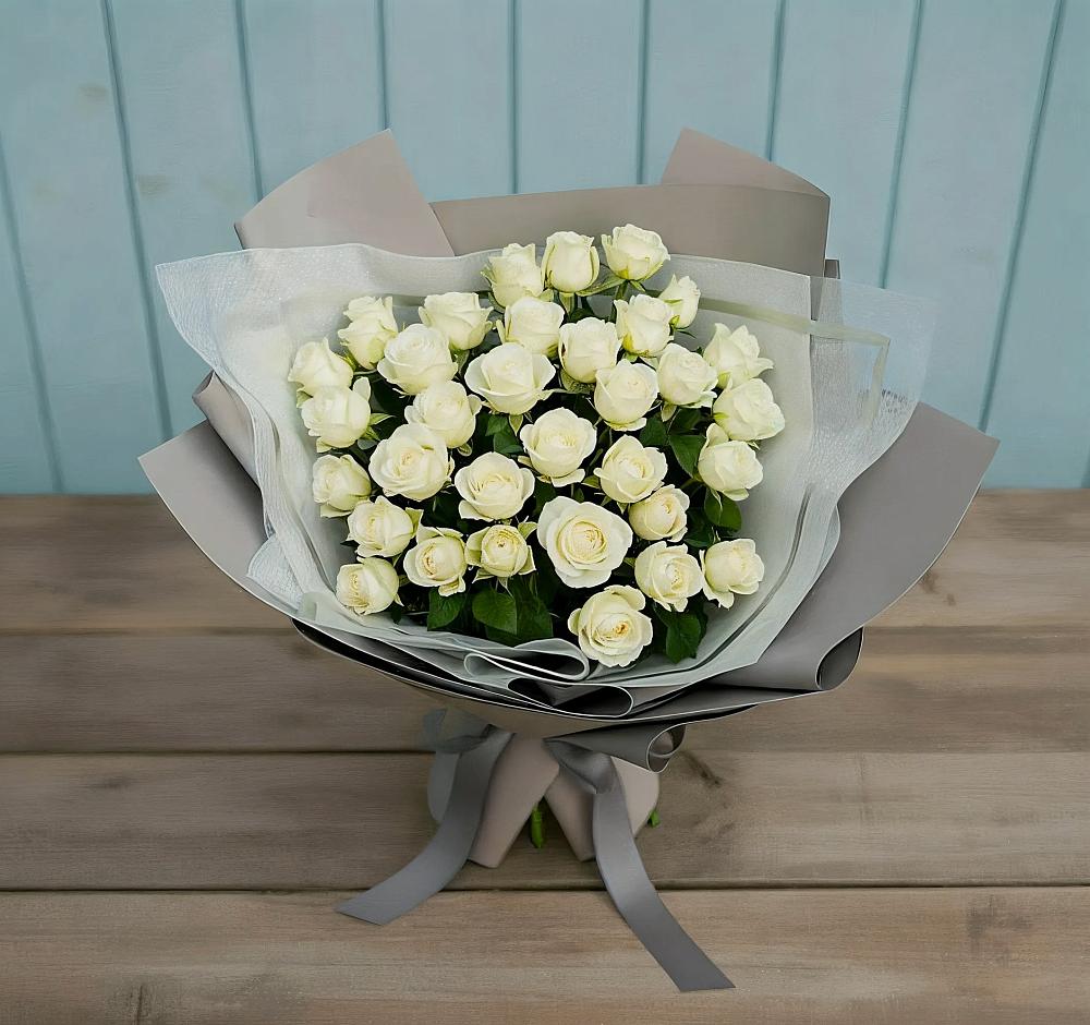 Букет Белоснежная нежность в Палане