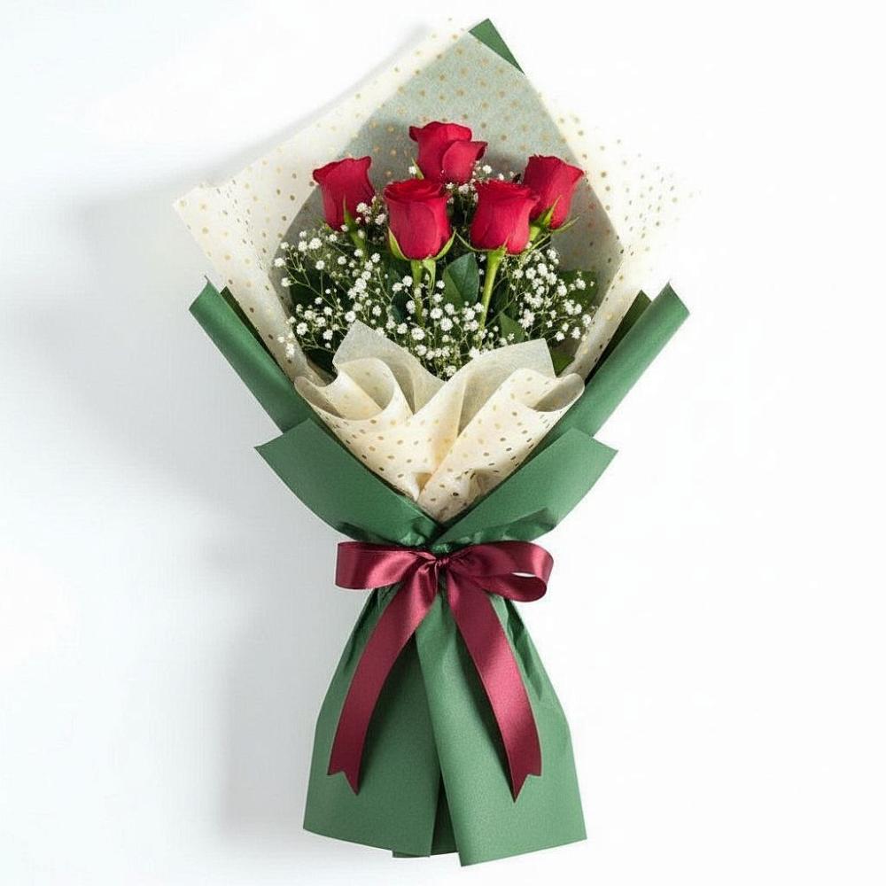 Букет цветов из: Розы в Палане