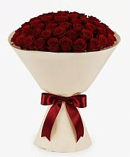 Букет 101 Бордовая роза Блэк Бакарра в Палане