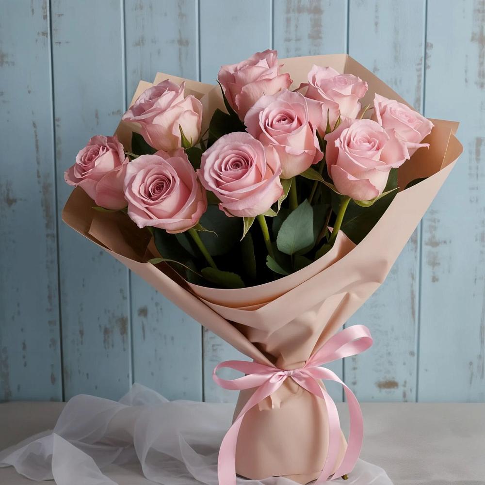 Букет цветов из: Розы в Палане