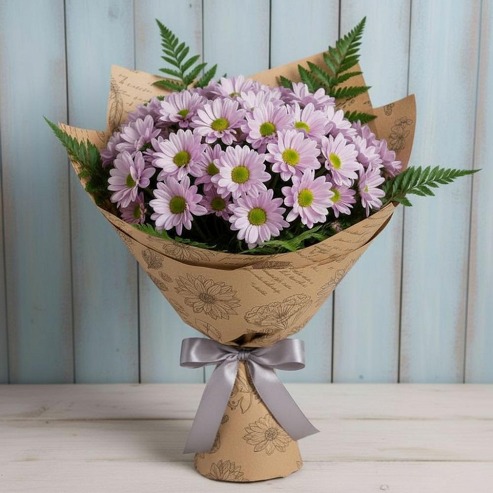 Букет цветов из: Хризантемы в Палане