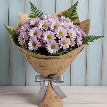 Букет цветов из:  Хризантемы #REPLACE_PRED# Палане