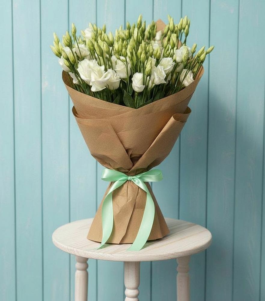 Букет цветов из: Лизиантусы в Палане