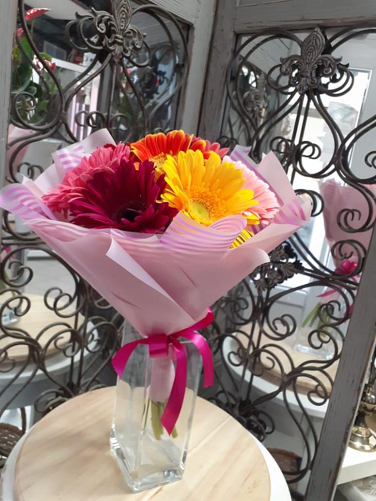 Букет цветов из: Герберы в Палане