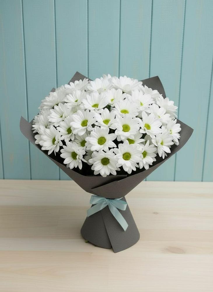 Букет цветов из: Хризантемы в Палане