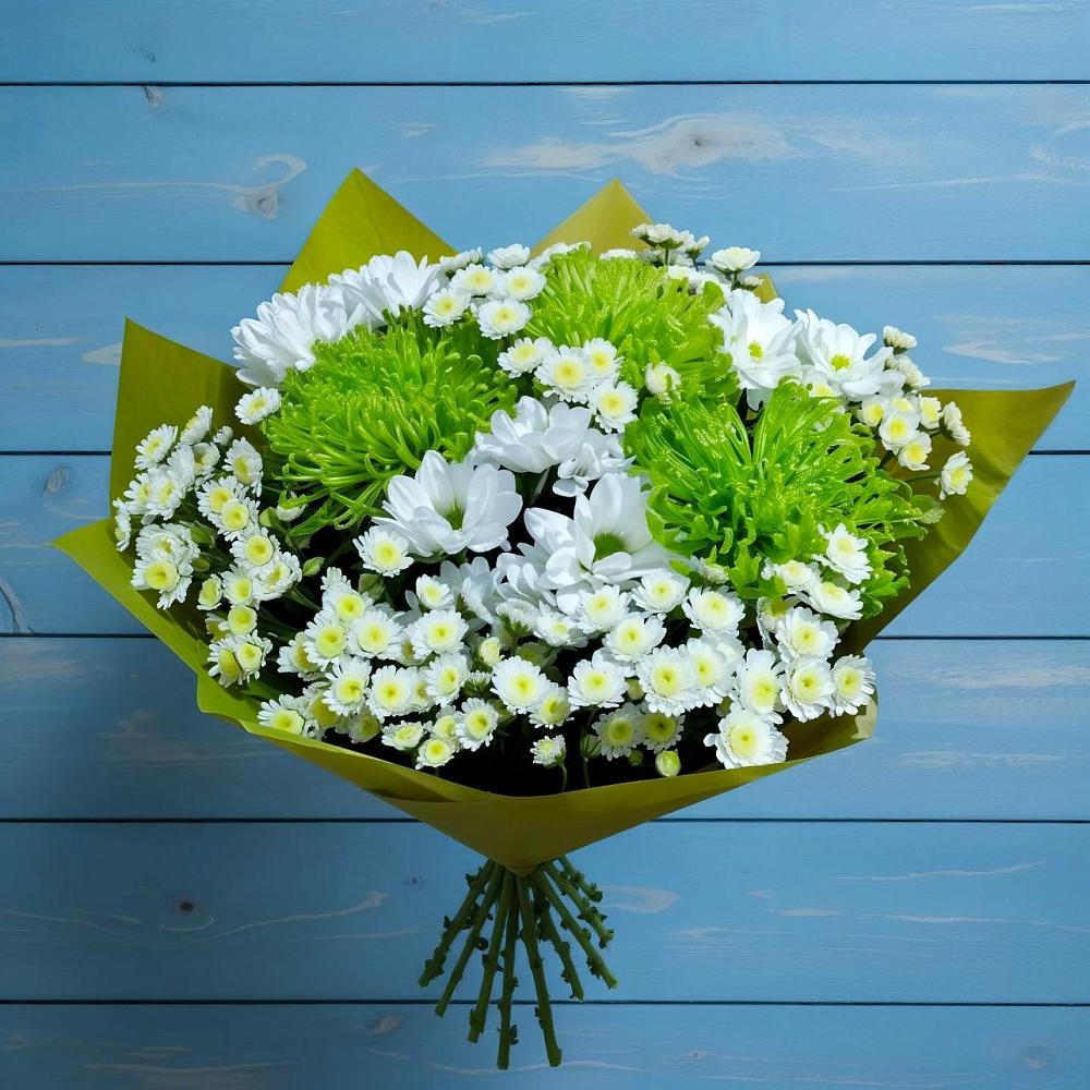 Букет цветов из: Хризантемы в Палане