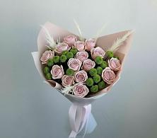 Букет цветов из:  Розы и Хризантемы в Палане