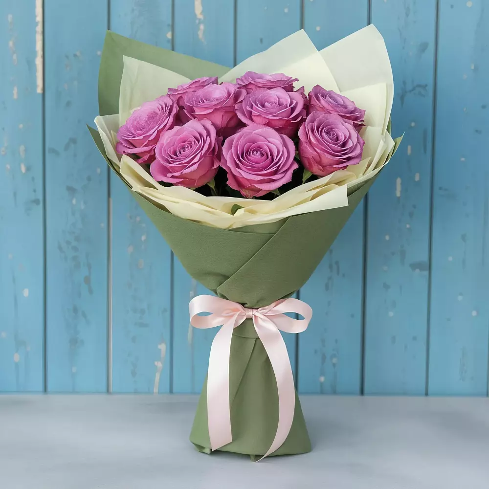 Букет Розы Фёрст Леди в Палане