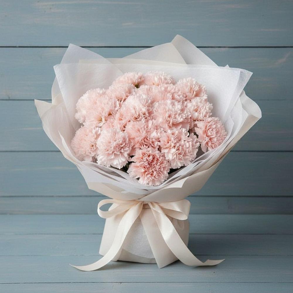 Букет цветов из: Гвоздики в Палане