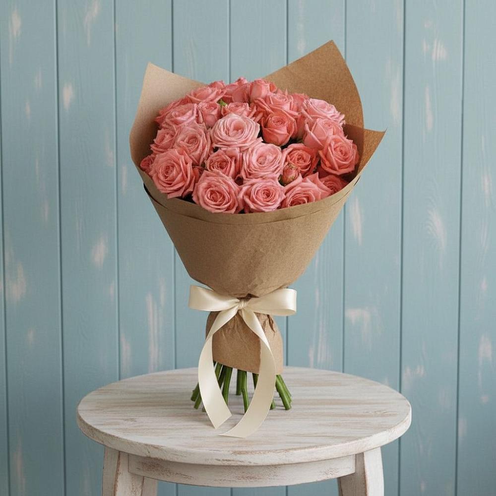 Букет цветов из: Розы в Палане